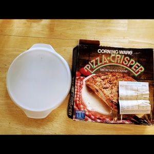 Vintage Corning Ware Microwave Pizza Crisper